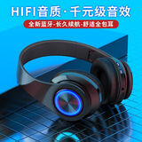 钻盾 蓝牙无线头戴式耳机高颜值高音质手机通用低音音质音乐游戏低延迟模型装饰新款Y08 升级黑色-佩戴舒适-千元音质