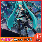 初音未来miku周边正版手办模型车载机箱桌面摆件送男生朋友生日礼物雕像GK 【日版顶配】figma014初音 (配件齐全)