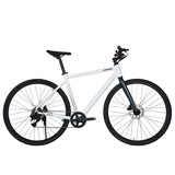 佳沃JAVA沃系列雁把城市旅行公路自行车休闲通勤沃小白红山SEQUOIA 【升级款-转把+禧玛诺后拔】亮光白 【L码】建议身高：177-183 【7速】-燕把