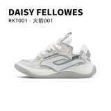 黛西法罗（Daisy Fellowes）【明星同款】火箭001板鞋男女同款面包鞋潮流女鞋厚运动滑板鞋 【赵露思同款】灰白色 38