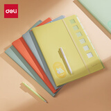 得力(deli)A4 PP觅光亲肤资料册文件夹插页袋产检报告收纳册孕检收纳册奖状收集册乐谱夹 颜色随机PQ608