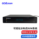 欧迪特4K高清分布式输入输出节点可视化矩阵KVM坐席协作系统编解码节点