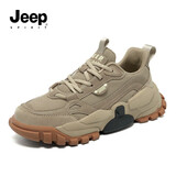 JEEP SPIRIT吉普男鞋户外鞋子男运动鞋男老爹鞋休闲鞋男 0022 沙色 41