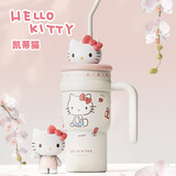 艾可思三丽鸥公仔冰霸保温杯700ml 吸管杯水杯学饮杯牛奶杯hellokitty女 凯蒂猫 700ml