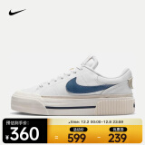 耐克（NIKE）女子厚底增高运动鞋 COURT LEGACY LIFT DM7590-104 37.5