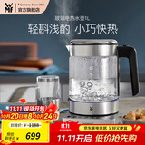 WMF福腾宝不锈钢 玻璃可调温电茶壶烧水壶保温茶壶电热水壶 1L