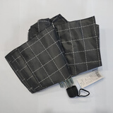 天堂 伞经典苏格兰风格子三折伞晴雨伞简约便携折叠伞批发339s格子伞 十骨加大  黑色大格 10骨