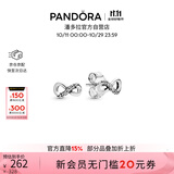 潘多拉（PANDORA）闪亮永恒符号耳钉925银无限符号时尚百搭生日礼物送女友