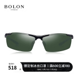 暴龙（BOLON）太阳镜男偏光镜墨镜开车驾驶镜太阳眼镜骑行镜飞行员BL2282 A17 镜框黑色/镜片绿片