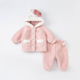 戴维贝拉（DAVE＆BELLA）HelloKitty联名儿童睡衣冬季女童家居服套装法兰绒