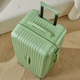 亿煊超大容量行李箱网红女高颜值潮流拉杆箱男轻音密码箱大号旅行皮箱 果绿色-大容量防刮抗压拉链款 36英寸【超大容量代购搬家神器】