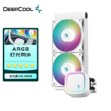 九州风神（DEEPCOOL） 冰元素 冰堡垒一体式水冷cpu散热器 新款360水冷 支持13代多平台 冰元素240 白【ARGB幻彩风扇】