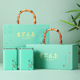 七春茉莉花茶礼盒飘雪茶叶特级茉莉银针白毫240g节日送礼物