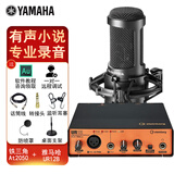 YAMAHA雅马哈UR12B配音有声书录音专业设备套装喜马拉雅小说声卡外置录音棚吉他编曲 UR12B+铁三角at2050麦克风