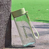 富光（Fuguang）太空杯塑料杯子超大运动水壶过滤创意水杯便携户外防摔茶杯子 700ml 绿色