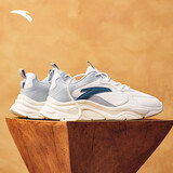 安踏小千禧丨休闲鞋男鞋秋季革面保暖鞋子男厚底老爹鞋跑步运动鞋男