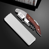 DELISOGA海马刀开瓶器红酒开酒器启瓶器神器啤酒开瓶盖多动能起子开软木塞 推荐-高质量开瓶器【精钢材质】