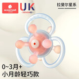 科巢曼哈顿手抓球婴儿益智早教宝宝玩具3到6个月抓握磨牙牙胶0-1岁 拉斐尔星系（小月龄轻巧款）