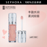 丝芙兰（SEPHORA）口红唇釉丰盈蜜润唇釉镜面唇釉唇彩唇蜜 6ml,01,闪耀粉