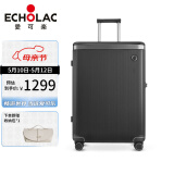 爱可乐（Echolac）明星同款 大容量行李箱拉杆箱万向轮旅行箱王朝PC142深灰色28吋