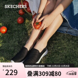 斯凯奇（Skechers）女鞋网面透气健步鞋一脚蹬轻盈缓震休闲鞋懒人鞋15600