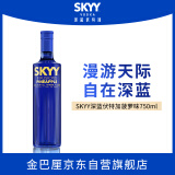 深蓝SKYY 伏特加 VODKA进口原瓶进口洋酒调酒 750ML  菠萝味