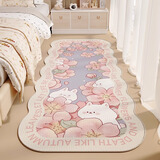 茵尚卡通床边地毯卧室床边毯房间地垫异形不规则床头免打理脚垫可机洗