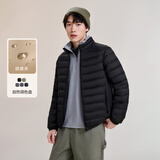 雪中飞秋冬新款男士立领轻薄羽绒服休闲短款鸭绒保暖羽绒服百搭