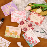 TaTanice 贺卡卡片6张装 生日贺卡礼物卡明信片手写贺卡鲜花祝福卡片