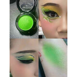 希贝（Xibei）希贝儿童舞台妆单色珠光眼影幼儿园表演蓝色亮片啫喱闪粉大红色绿 18绿色