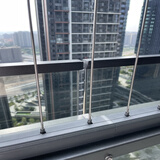 珠三角阳台隐形防盗网儿童安全防护网钢丝防宠物猫咪防坠落包安装 4.0实心钢条+专用轨道（至尊版）