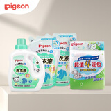 贝亲（Pigeon）新生婴儿儿童专用酵素洗衣液3L+内衣洗衣皂120g*4块超值去污套装