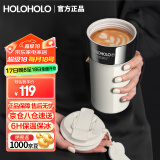 HOLOHOLO咖啡杯拿铁杯保温杯女男士316L不锈钢水杯500ML大容量便携随行杯