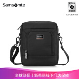 新秀丽（Samsonite）单肩斜挎包竖款方形商务时尚休闲运动包HO0*010 09*黑色|弹道尼龙材质