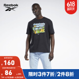 Reebok【山姆款】锐步运动经典运动休闲复古男女款短袖T恤 GS4183 A/XL