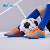 361°童鞋 儿童足球鞋2024春青少年专业运动耐磨足训鞋 橙35