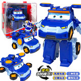 奥迪双钻（AULDEY）超级飞侠新款大号机库装变形机器人汽车飞机玩具套装儿童生日礼物 大版变形【机库装】雷克 770232 正版授权