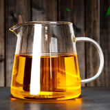 加厚款 耐热耐高温高硼硅玻璃公道杯泡茶器茶海大号功夫茶具套装 450ml公道杯