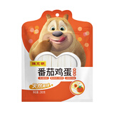 陈克明 儿童挂面条杂粮蔬菜面蝴蝶面鸡蛋面高钙面钙铁锌面速食早餐面 番茄鸡蛋小面280g*1包