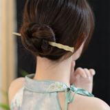 奇美拉（CHIMERA）复古羊角发簪子盘发发钗子发饰头饰旗袍汉服头饰女生日礼物