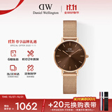 丹尼尔惠灵顿（DanielWellington）DW手女表 全新配色钢带女士手表 时尚欧美表生日礼物DW00100476