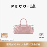 PECO小丑机车包植鞣皮油蜡波士顿手提单肩斜挎通勤软皮女包生日礼物 干枯玫瑰头层熔岩油蜡牛皮