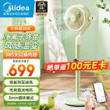 美的（Midea）四季净化扇/一级节能空气循环扇/家用落地扇/台式柔风电风扇 /轻音桌面小风扇/净离子除菌GDG24FG