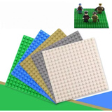 乐高积木小颗粒高砖纯色散装补充包基础兼容零配件儿童玩具幼儿园 随机五种颜色底板一块-可指定颜色