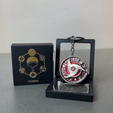 写轮眼钥匙扣可旋转解压火影忍者周边动漫金属挂件包包礼盒挂件 天照万花筒钥匙扣 普通款(没带礼盒)