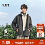 森马（Semir）夹克男冬抗静电外套摇粒绒情侣上衣109724108203