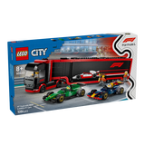 乐高（LEGO）积木城市60445 卡车红牛阿斯顿马丁男孩儿童玩具生日礼物新年装饰