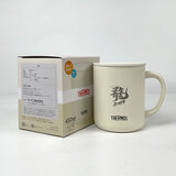 膳魔师THERMOS 新款保温泡茶咖啡杯办公室男女水杯子情侣JDG-351 团购定制LOGO 米白-龙年生肖 450ml