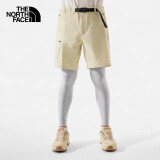 The North Face北面短裤男户外舒适透气速干夏季短裤上新87W4 卡其色/3X4 36