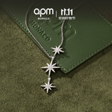APM Monaco[杨紫同款]六芒星项链女生设计感生日时尚饰品送女友生日礼物 经典三颗六芒星项链